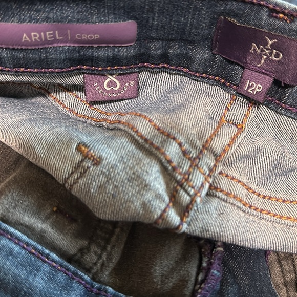 NEW YORK DJ ARIEL Crop Jeans Size 12 petite - Picture 10 of 12